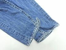 RODEO CROWNS ロデオクラウンズ USED加工 デニムパンツ size27/青 ■■ ☆ ebc2 レディース_画像2