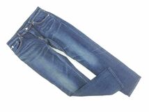 エドウィン USED加工 ストレート デニムパンツ size29/紺 ■■ ☆ ebc3 メンズ_画像1