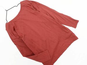 ネコポスOK niko and ニコ アンド バックオープン Tシャツ カットソー テラコッタ ■◇ ☆ ebc7 レディース