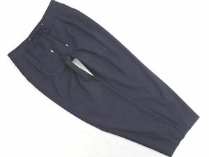 ZARA basic ザラ ベーシック ストライプ ジョガー パンツ sizeM/濃紺 ■◇ ☆ ebc8 レディース