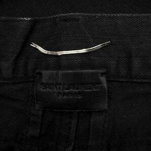 SAINT LAURENT サンローラン SK-LW 376906 YYS02 スキニー パンツ size28/黒 ■■ ☆ ebc8 メンズの画像8