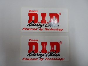 Team DID Racing Chain ステッカー 2枚セット 11cm×5.8cm 定形外84円