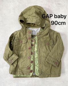 GAP baby ジャンパー 90cm ミリタリージャケット ジャケット カーキ　ギャップ