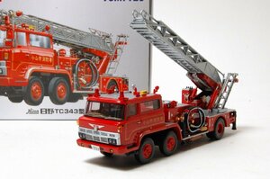 ☆TOMYTEC トミーテック トミカ リミテッド ヴィンテージ ネオ 1/64 LV-N24b 日野 TC343型 はしご付き 消防車 80年式（小山市消防署）