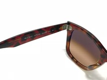 RayBan レイバン/ウェイファーラー/サングラス/RB2140-F / 1275/A5 /size:52/イタリー製/52□22/レッドオレンジハバナ/良品_画像5