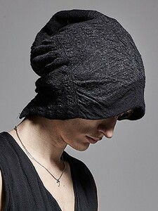 美品☆キリュウキリュウ☆kiryuyrik/ニットキャップ/Twist Border Jersey Cap/KI-HCAP01-056/ウール/size:フリー/メンズ