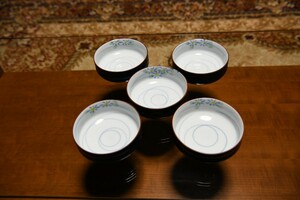 有田焼　小鉢　陶彩　和食器　5客セット　箱入り