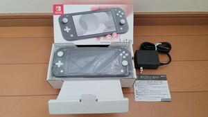 【中古・美品】Nintendo Switch Lite グレー +おまけSDカード256GB付き