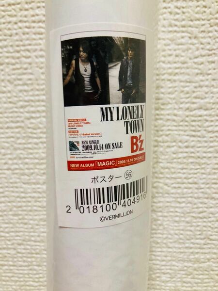 【新品未開封 】B’z ポスター My Lonely Town