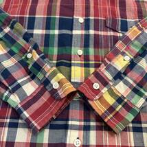 袖ポニー！POLO Ralph Lauren INDIAN MADRAS CHECK L/S SHIRT ポロ ラルフローレン インディアン マドラス チェック シャツ ボタンダウン S_画像6