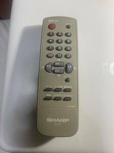 シャープ SHARP テレビリモコン G1600SA 動作未確認