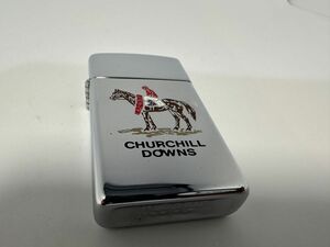 zippo ジッポ 1981 CHURCHILL DOWNS 競馬　スリム　新品未使用