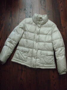  Tokyo style simple soft warm down jacket beige beautiful goods M-L
