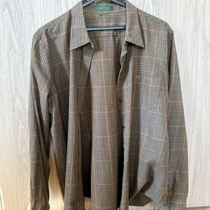 ラルフローレン　古着　チェックシャツ　長袖　春服　秋服　メンズ　レディース　