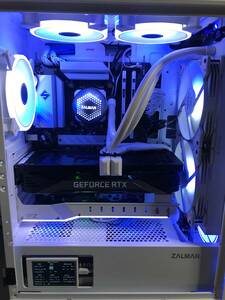 自作簡易水冷PC i9-11900KF + RTX 3070 + ほぼ白いPC