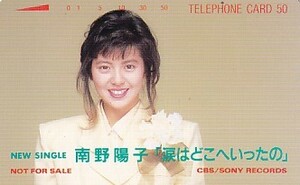 ■b1 南野陽子 涙はどこへいったの テレカ