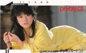 ■E5 中森明菜 パイオニア テレカ 1