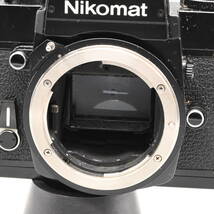 〇0599 【動作確認済み】ニコン ニコマート NIKON NIKOMAT EL ブラック + NIKKOR 1:1.4 50mm LENS レンズ 一眼レフ フィルムカメラ_画像9