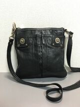 MARC BY MARC JACOBS マークバイマークジェイコブス レザー ショルダーバッグ ブラック_画像1