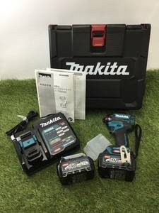 【未使用品】makita(マキタ) 40v充電式インパクトドライバ 青(フルセット) TD002GRDX ITCXIWX8RQUC