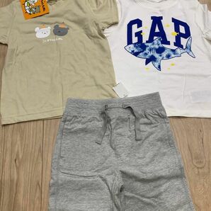 GAP 半袖Tシャツ ハーフパンツ こぐまちゃん 兄弟 BREEZE ユニクロ NIKEナイキ 新品タグ付き 100センチ