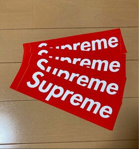 シュプリーム ステッカー 4枚 Supreme ボックスロゴ ロゴステッカー