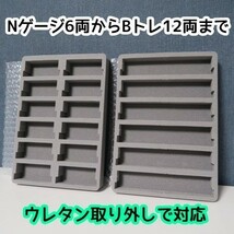 100均ケースがNゲージ収納ケースになるウレタン中敷き_画像1