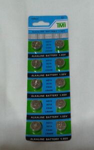 10個　LR44 ボタン電池