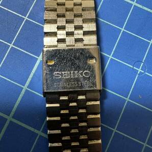 美品 SEIKO 腕時計 自動巻き エンブレム 2409-0140T 530257 シルバー 盤面 緑の画像6