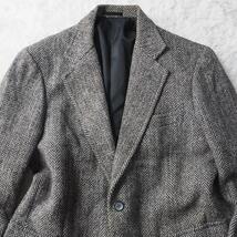 ハリスツイード Harris Tweed テーラードジャケット ヘリンボーン柄 Kamakura Kent カマクラケント 背抜き サイドベンツ_画像2