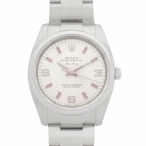 Rolex Air King Watch Pink Index Silver Z Ban (2006) 114200 Men 40802067248 [Используется] [Al Mode]