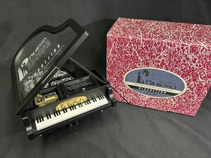 【M1-10】ジュエリーボックス ピアノ型 オルゴール付き 稼働品 未使用品