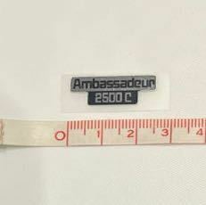 デッドストック　ABU 2500C ステッカー　未使用　アブ　ambassadeur 黒銀