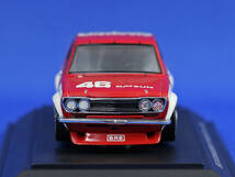 EBBRO 1/43 1971年 BRE DATSUN BLUEBIRD 510 RACING NISSAN NISMO　エブロ ダットサン ブルーバード スカイライン ニスモ 日産_画像4