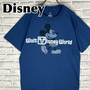 Disney ディズニー WDW ミッキーマウス ロゴ Tシャツ 半袖 輸入品 春服 夏服 海外古着 ディズニーストア ディズニーワールド キャラクター