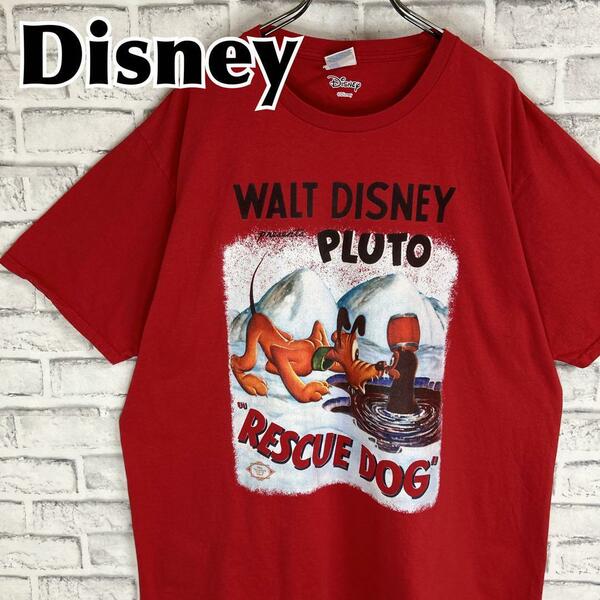 Disney ディズニー プルートの救助犬 Rescue dog Tシャツ 半袖 輸入品 春服 夏服 海外古着 キャラクター アニメ 番組