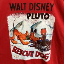 Disney ディズニー プルートの救助犬 Rescue dog Tシャツ 半袖 輸入品 春服 夏服 海外古着 キャラクター アニメ 番組_画像6