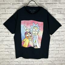 Rick and Morty リックアンドモーティ ビッグプリント キャラクター Tシャツ 半袖 輸入品 春服 夏服 海外古着 テレビ アニメ_画像2