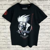 Naruto ナルト はたけカカシ 00s フランス製 Tシャツ 半袖 輸入品 春服 夏服 海外古着 テレビ アニメ 漫画 ジャンプ キャラクター_画像2