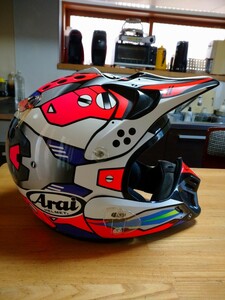 Arai MX-3 外観は美品傷なし 試着のみでディスプレイ用に使用してました。