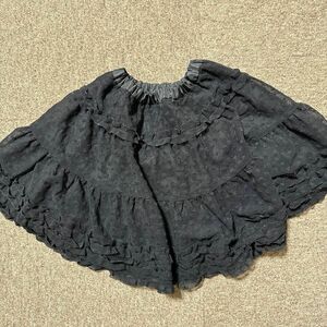 ミキハウス チュールスカート ブラック L 140〜150cm