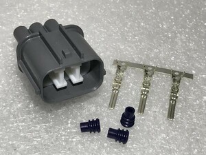 【9W3PMS】送料込 ホンダ 純正 3P 3極 スピードメーターセンサー コネクター カプラー 端子セット 検) カスタム 補修 加工 メンテ パルス