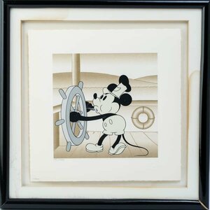 Walt Disney Art Classics ディズニーアートクラシック ミッキーマウス「蒸気船ウィリー」シルクスクリーン 310/1500 額装 #35463