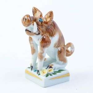 Meissen マイセン 手びねり人形 干支シリーズ 亥 猪 いのしし フィギュリン 箱付 置物 #35648YRT