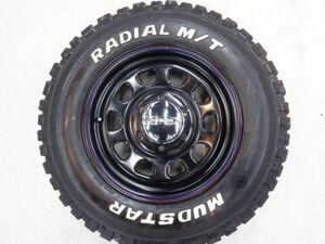 S free shipping gotsugotsu new goods unused 20 year made Daytona RS 15 6H139.7 6.5J+40 mud Star 195/80R15 1 pcs spare tire . Hiace Regius 