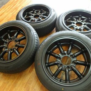 O 送料無料 深リム ツライチ ファブレス BARONE MC-9 ワイド 17 6H139.7 8.5J+19 新車外し 195/60R17 200系 ハイエース オーバーフェンダーの画像1