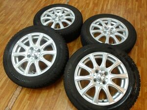 O 送料無料 即納 20年製 スタッドレス 15 4H100 5.5J+42 175/65R15 アクア カローラ フィールダー ポルテ スペイド フィット スイフト