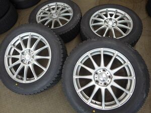 M 送料無料 ラブリオン 17 5H114.3 7J+48 215/60R17 グッドイヤー アイスナビ C-HR カローラクロス エクストレイル アルファード