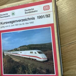 《S2》ドイツ国鉄の時刻表 1991/92 Kursbuch DBの画像6