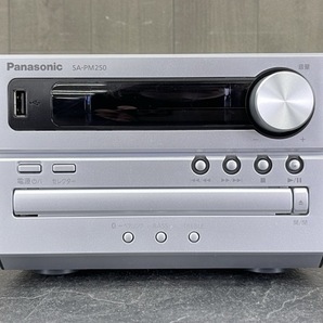 ＣＤステレオシステム + スピーカー【中古】動作保証 Panasonic SA-PM250 SB-PM02 パナソニック オーディオ 音響機器/71169の画像2